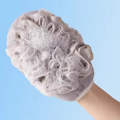 2 in 1 Exfoliating Glove – Loofah Bath Scrubber