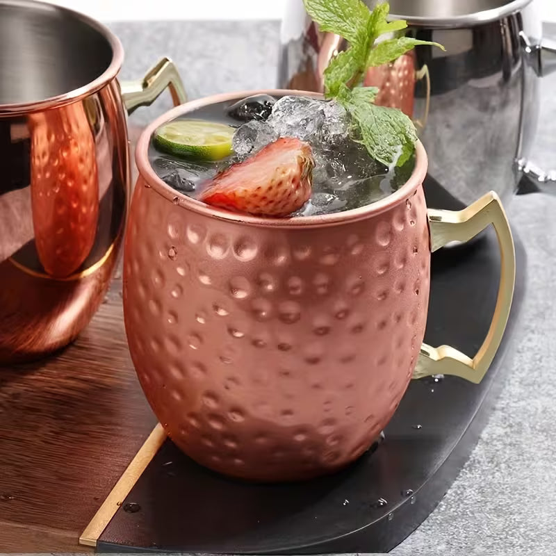 Stainless Steel Cocktails Cup, Russian Style Beverage Cup, Drinkware Party Cup