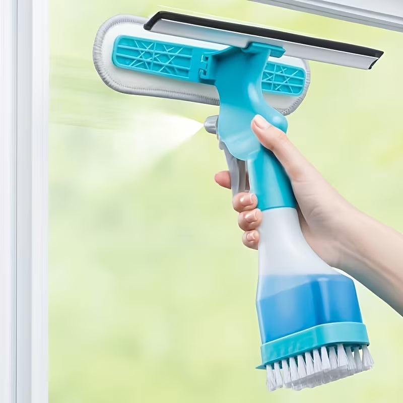 4 in 1 Spray Window Cleaning Brush