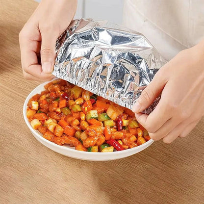 Reusable Aluminum Foil Food And Dish Covers Covers Pack Of 10