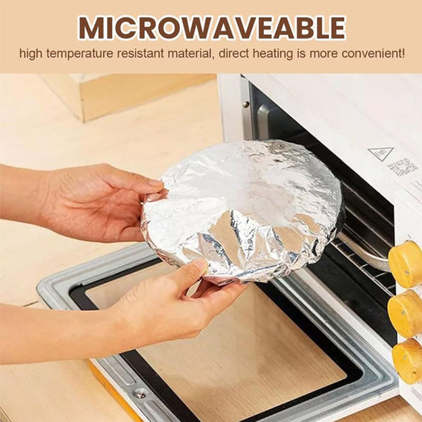 Reusable Aluminum Foil Food And Dish Covers Covers Pack Of 10
