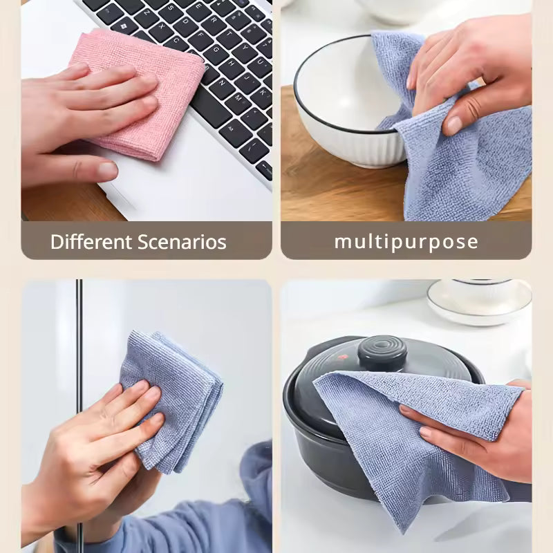 20 pcs Microfiber Cleaning Cloth with Box