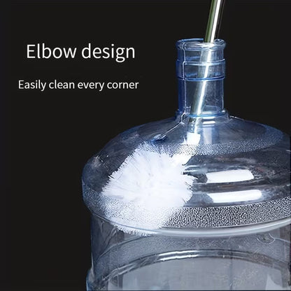 Long Handle Bottle Cleaning Brush With Steel Rod