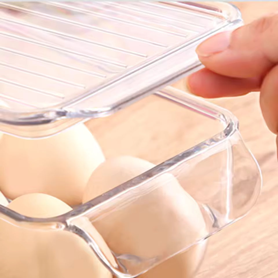 Acrylic Egg Storage Box With Lid