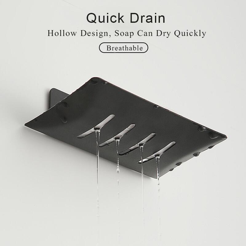 Metal Soap Dish Holder Wall-Mounted