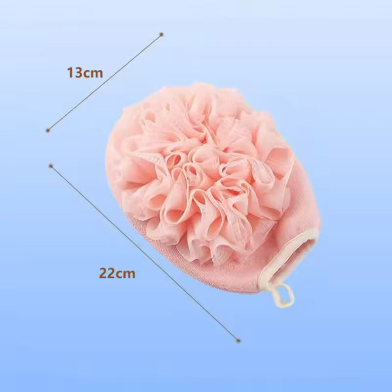2 in 1 Exfoliating Glove – Loofah Bath Scrubber