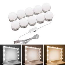 Vanity Light LED Bulbs for Makeup Mirror Stand (10 Bulbs)