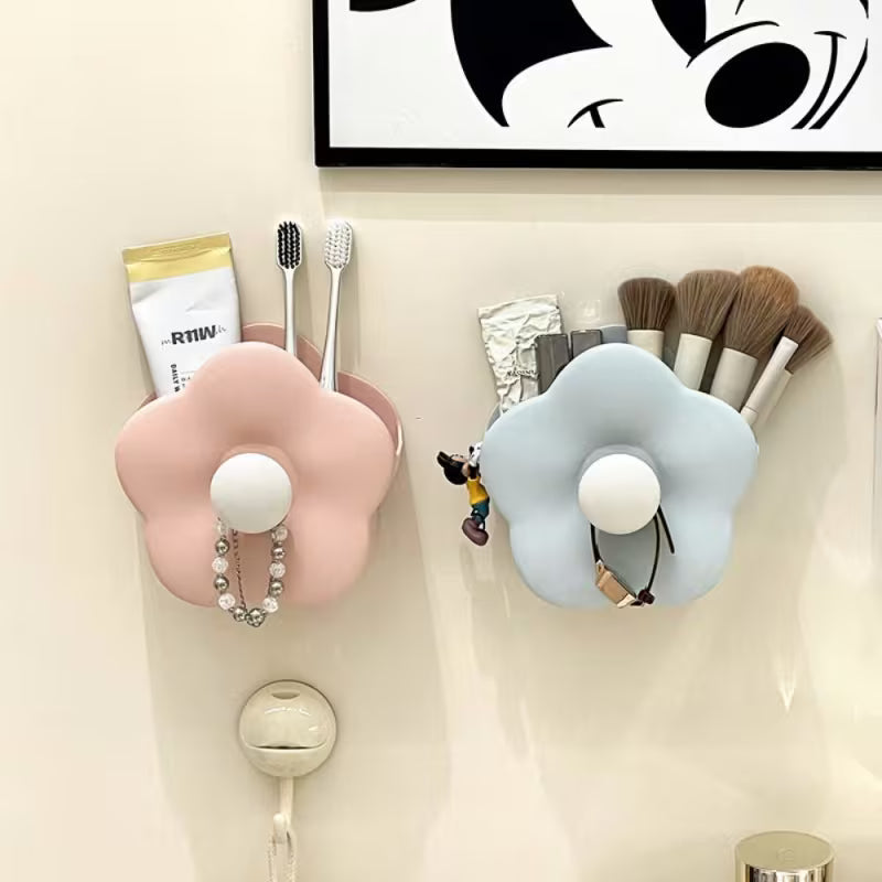 Flower Shaped Wall Mounted Pen Holder