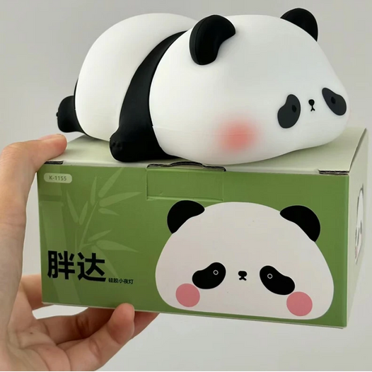 CUTE SILICONE LED NIGHT LIGHT USB RECHARGEABLE TOUCH CONTROL - PANDA