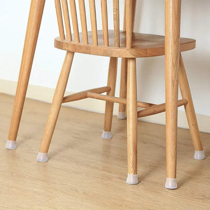Table Chair Leg Silicone Cap Pad Furniture Non Slip Feet Cover Floor Protector (Pack of 4 )