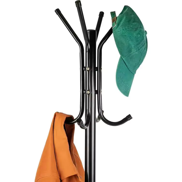 Multi Hook Metal Coat Hat Storage Racks