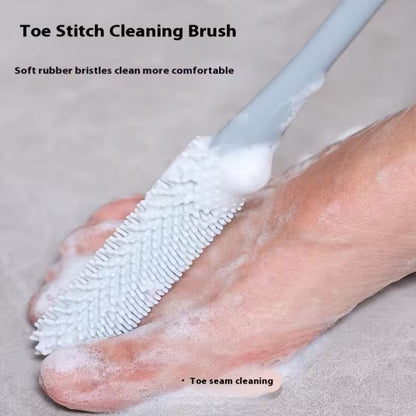 Long Handle Foot Washing Brush, Toe Cleaning Brush