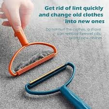 2-in-1 Lint Remover + Fabric Shaver – Clothing, Sweater & Carpet Cleaning Tool