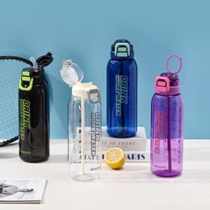 HydroFlip Leakproof Sports Water Bottle with Flip Lid