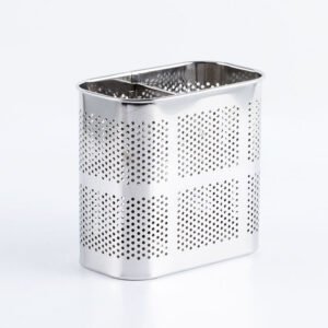 Iron Steel Utensil Holder, Kitchen Wall Hanging Steel Cutlery Holder Organizer Rack