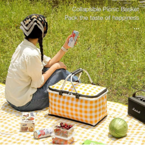 Foldable Insulated Picnic Basket