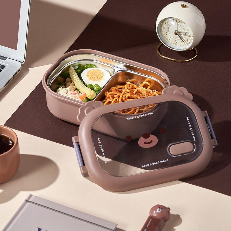 Lunch Box Stainless Steel Double Sided Lock - Image 5
