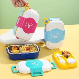 Portable Stainless Steel Bento Lunch Box For Kids