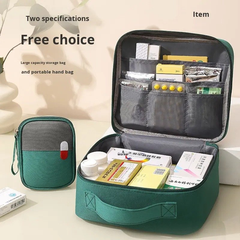 Premium Medicine Storage Bag Organizer First Aid Bag - Image 2