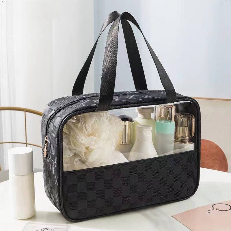 3Pcs Toiletry Bag for Men Women Clear Cosmetics Bag - Image 2