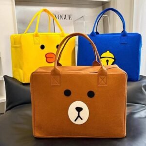 Cute Cartoon Storage Bag for Laundry & Travel