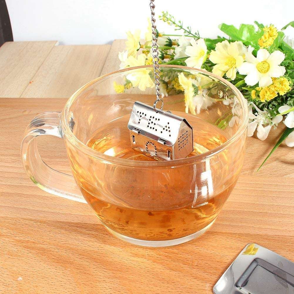 Stainless Steel House Tea Infuser - Image 3