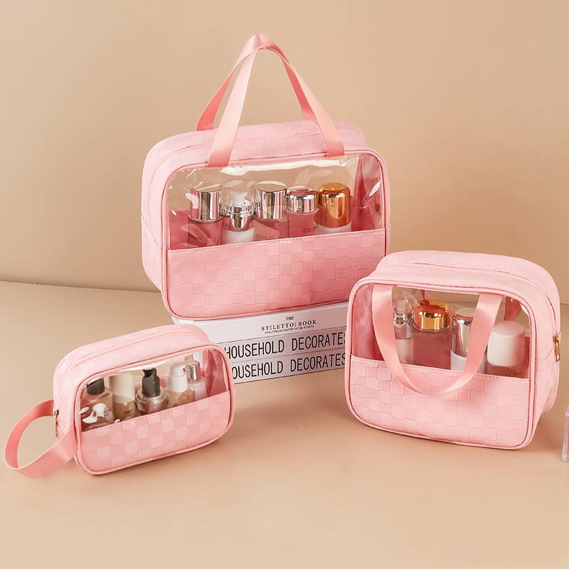 3Pcs Toiletry Bag for Men Women Clear Cosmetics Bag - Image 4