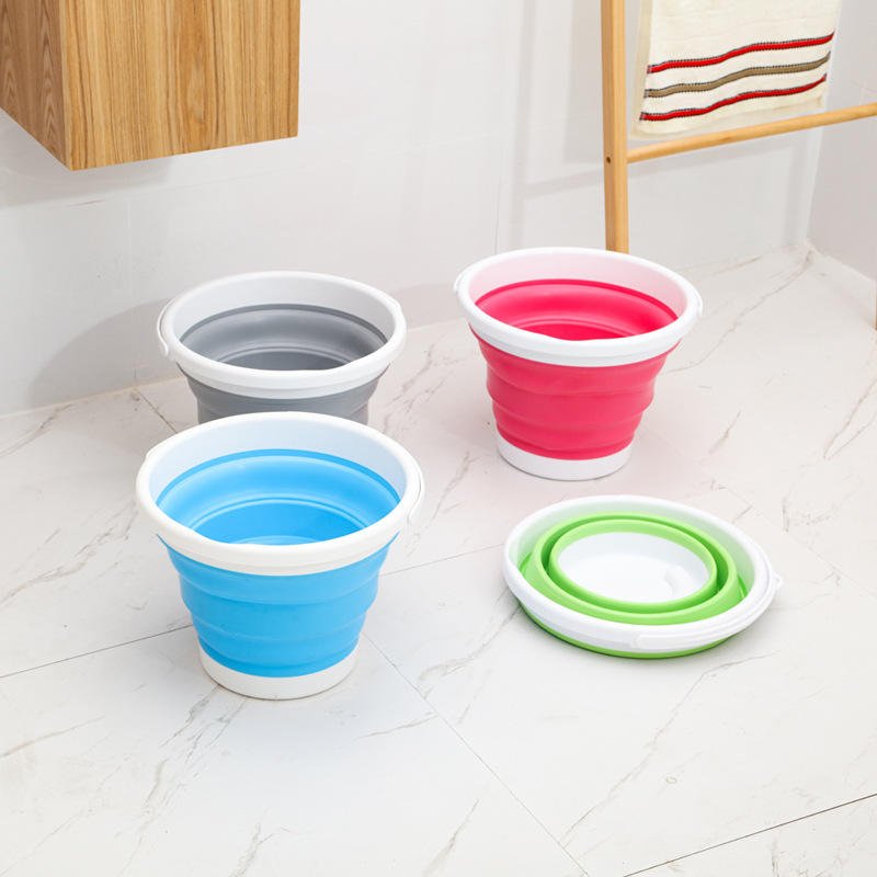 10 LITER FOLDABLE SILICON BUCKET