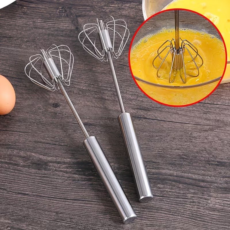 Hand Push Whisk Egg Coffee Beater(LARGE SIZE) - Image 6