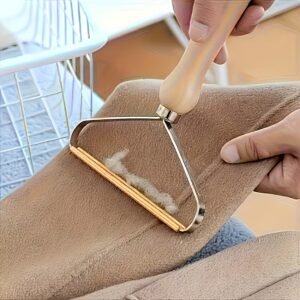 Portable Lint Remover Clothes Fuzz Fabric Shaver Brush