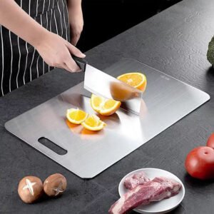 TITANWARE TITANIUM CUTTING BOARD | PREMIUM KITCHEN BOARD FOR MEAT & VEGGIES