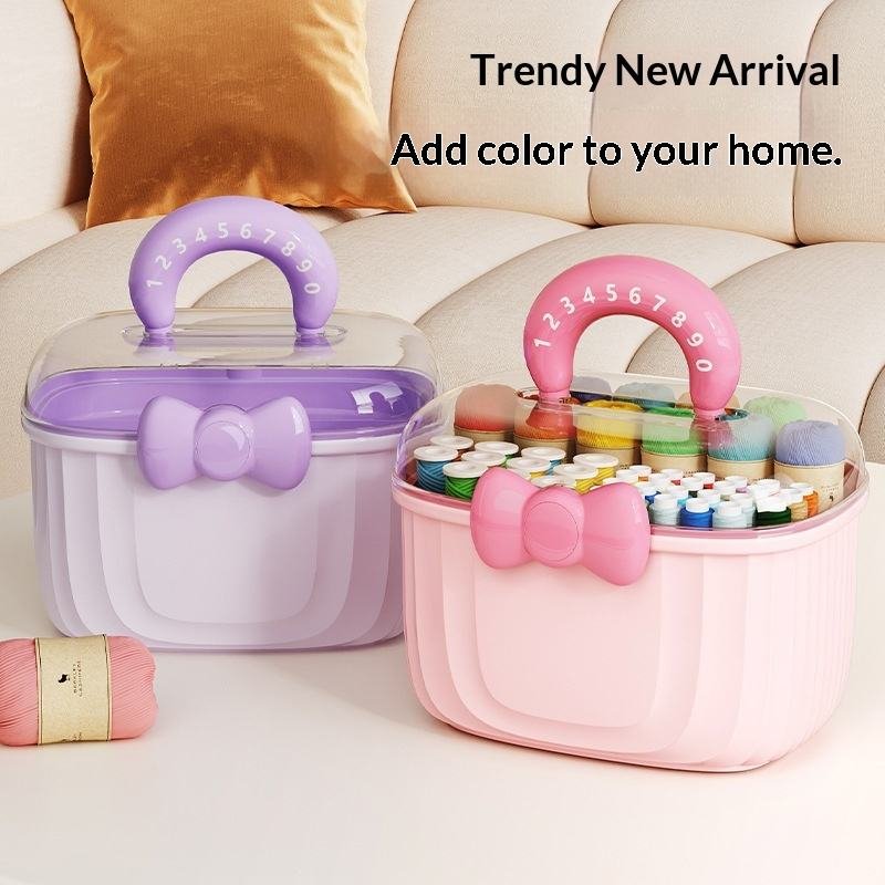 PORTABLE MAKEUP & HAIR ACCESSORY STORAGE BOX – ORGANIZER FOR HAIR CLIPS TIES EARRINGS BRACELETS & NECKLACES - Image 4