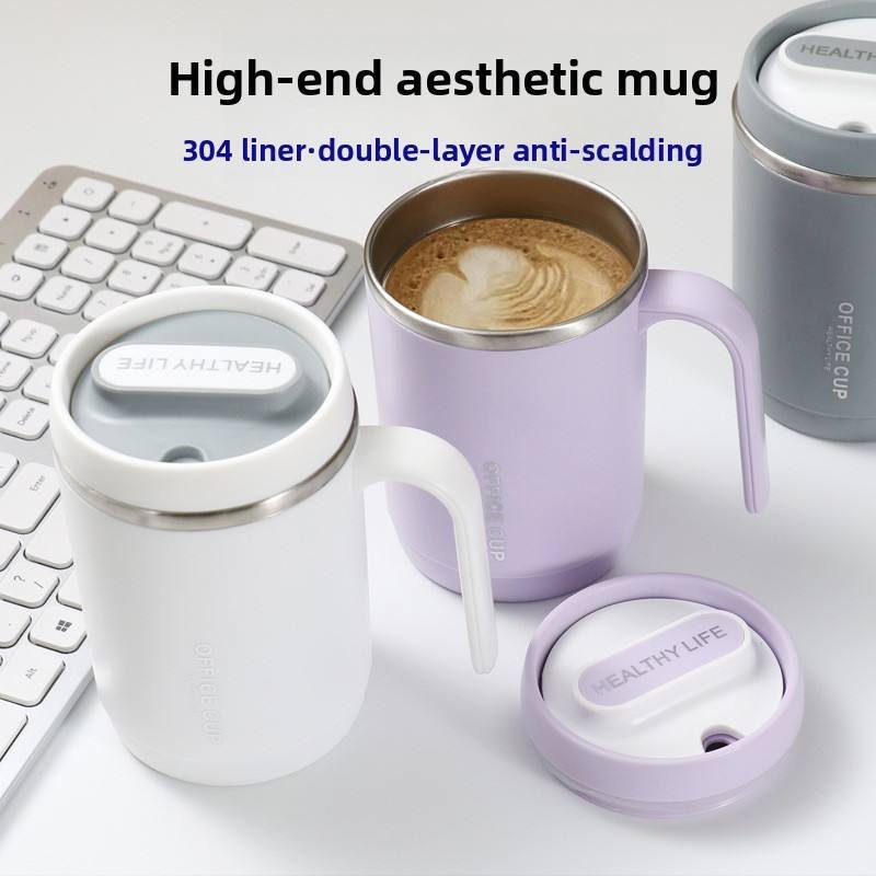 Insulated Coffee Mug With Handle 500 ml - Image 2