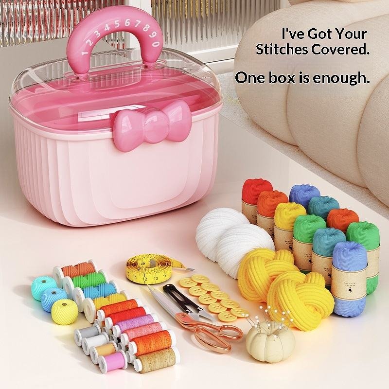 PORTABLE MAKEUP & HAIR ACCESSORY STORAGE BOX – ORGANIZER FOR HAIR CLIPS TIES EARRINGS BRACELETS & NECKLACES - Image 5