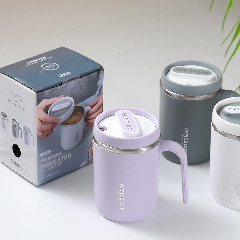 Insulated Coffee Mug With Handle 500 ml - Image 3