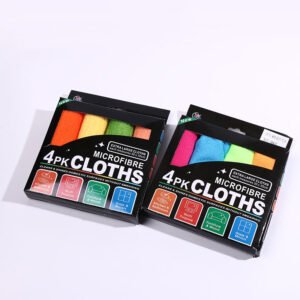 4PCS MICROFIBER TOWEL CLOTH