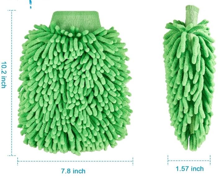 Microfiber Hand Glove Duster Cleaner For Car Wash - Image 5