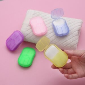 PACK OF 4 BOXES TRAVEL PAPER SOAP