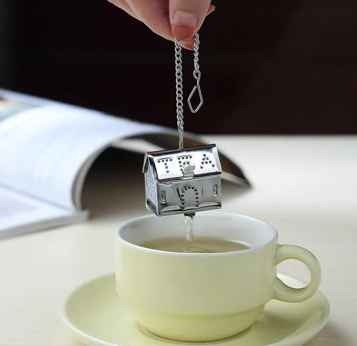 Stainless Steel House Tea Infuser - Image 4