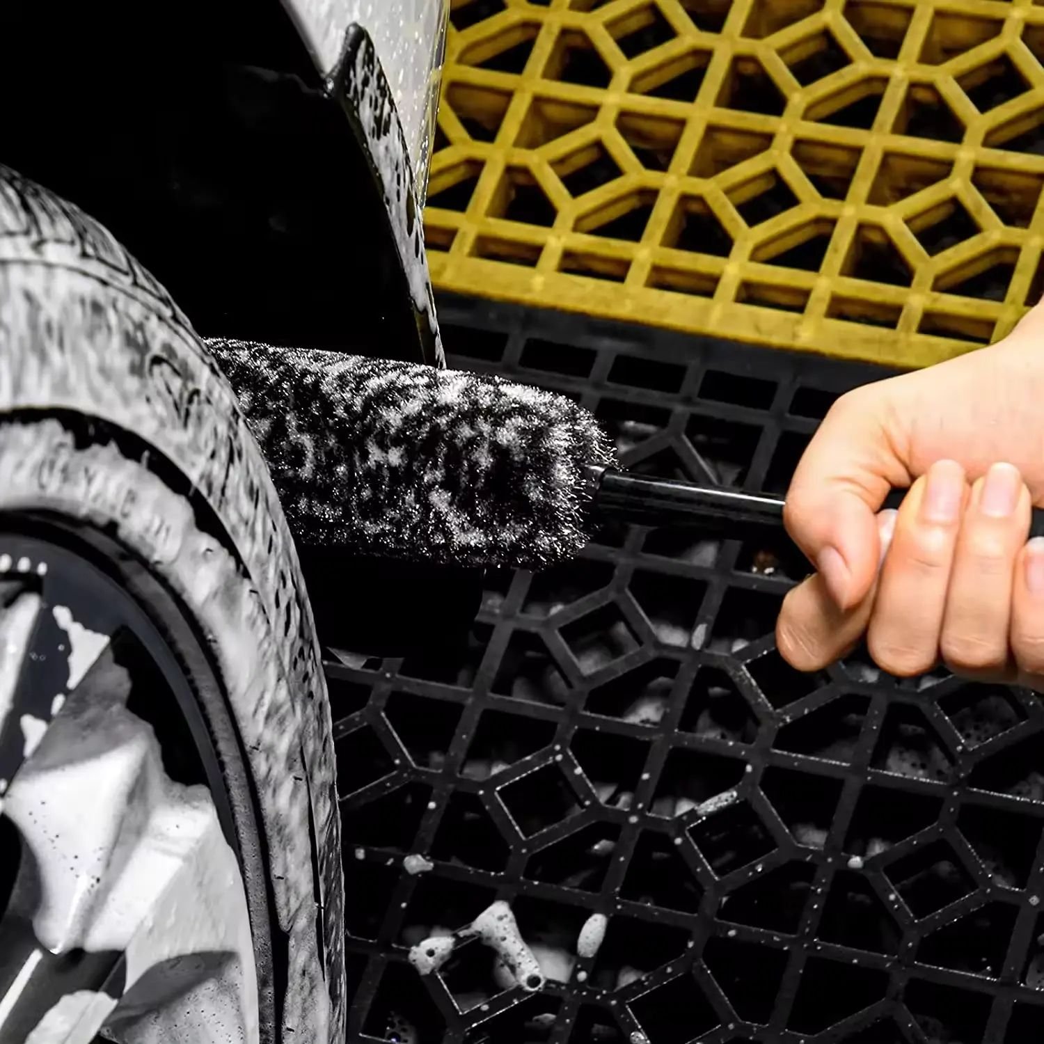 Car Wheel Rim Cleaning Brush