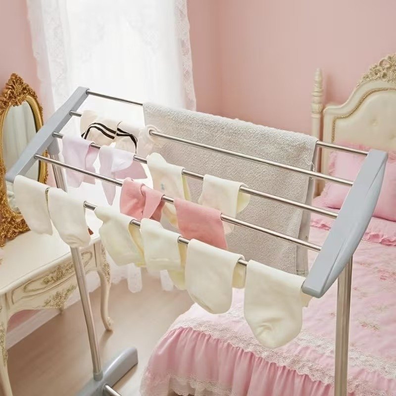 Mobile Towel Rack, Multifunctional Floor Standing Towel Rack - Image 4