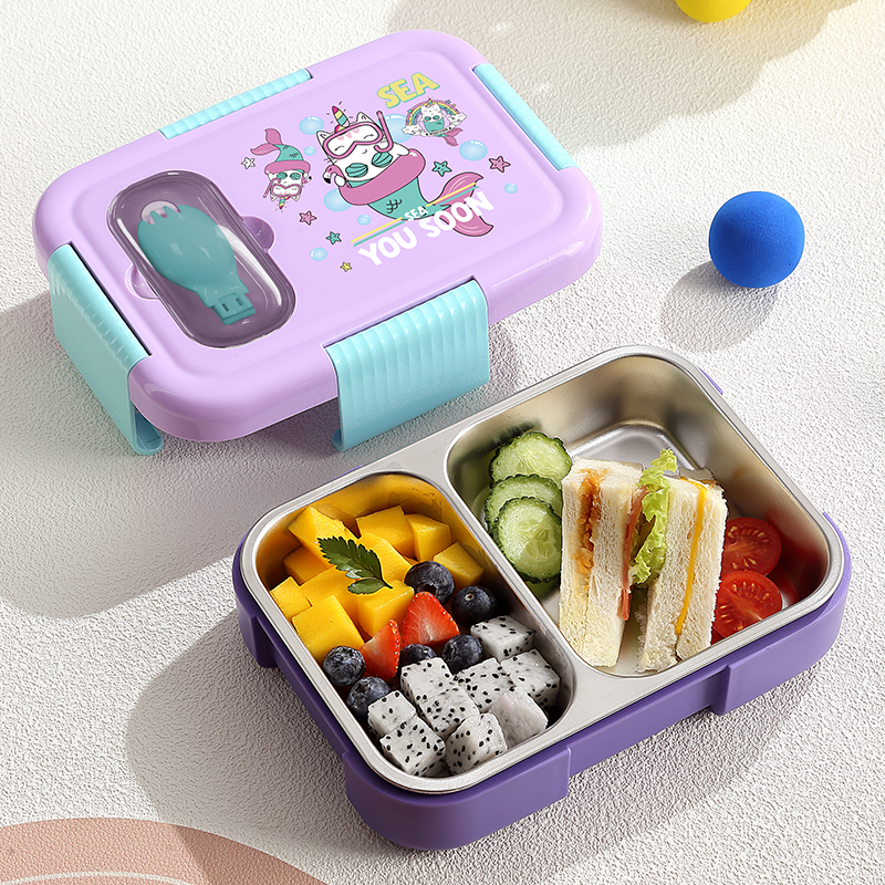 Stainless Steel Bento Lunch Box for Kids - Image 5