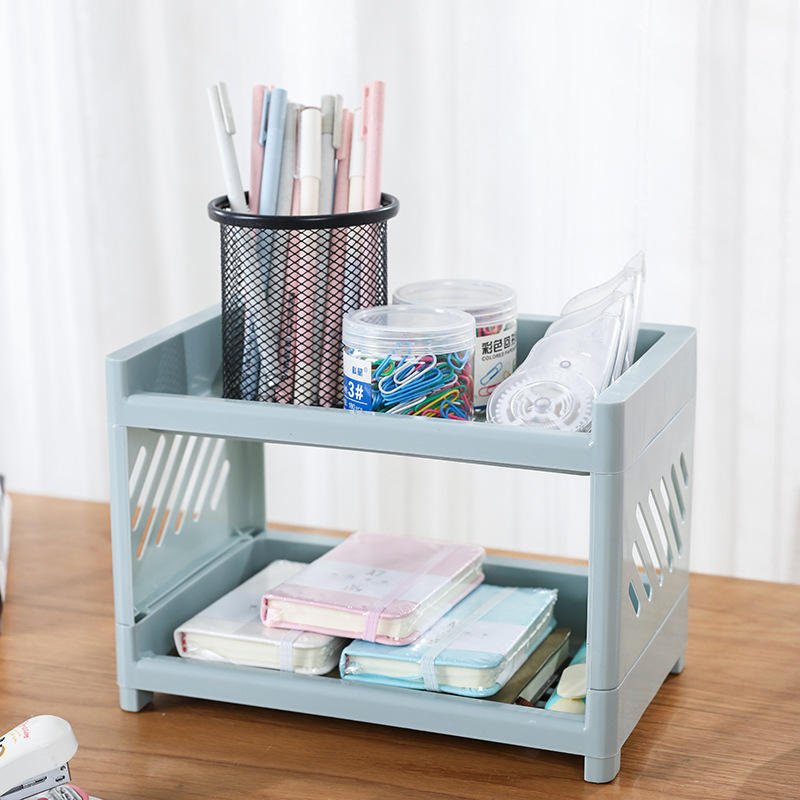 2 Tier Storage Rack Desktop Organizer - Image 3