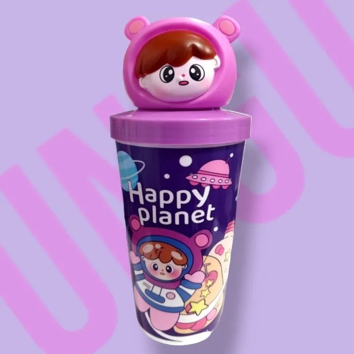 Cute Space ,Planet Plastic Water Bottle For Kids - Image 5