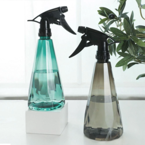 Diamond Plastic Spray Bottle 500ml For Travel Beauty Cleaning Gardening