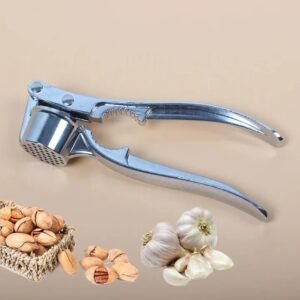 Stainless Steel Garlic Press - Kitchen Garlic Mincer for Easy Crushing