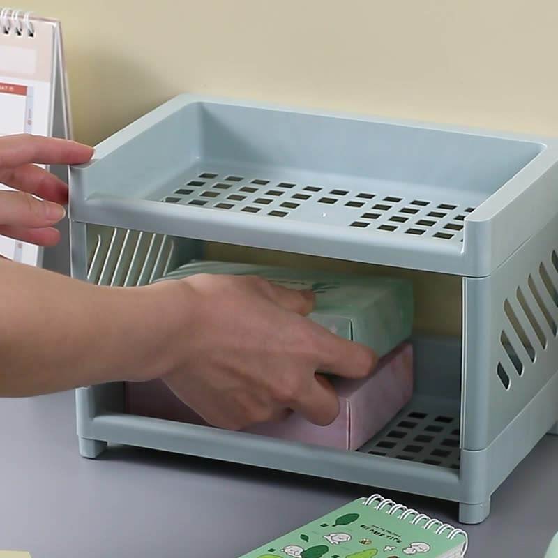 2 Tier Storage Rack Desktop Organizer - Image 5