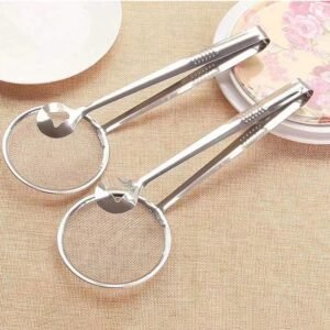 2 in 1 Frying Kitchen Tong with Strainer