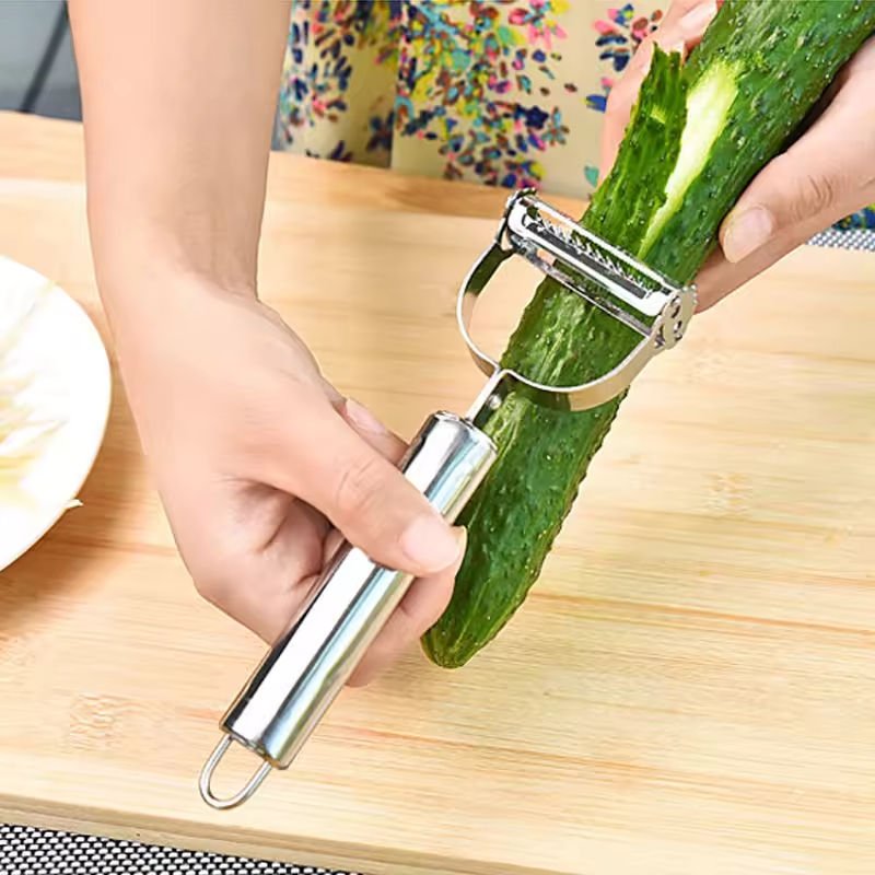 Stainless Steel 2 in 1 Fruit Vegetable Peeler - Image 2
