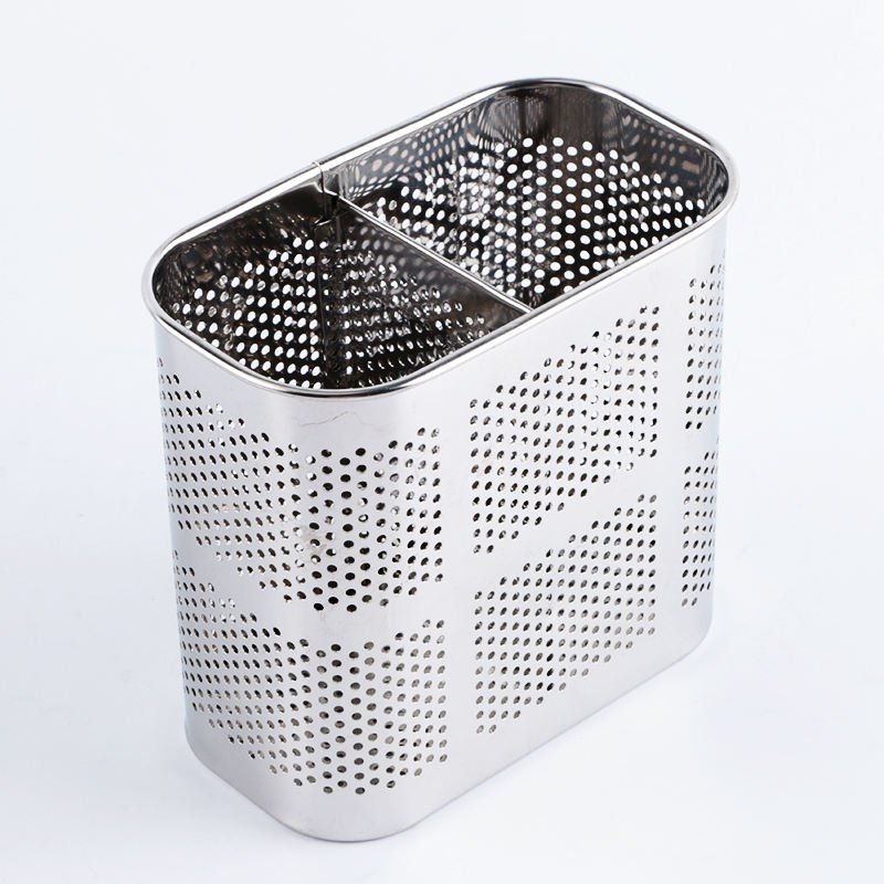 Iron Steel Utensil Holder, Kitchen Wall Hanging Steel Cutlery Holder Organizer Rack - Image 4